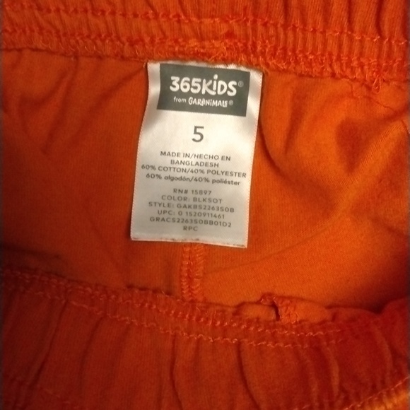 🖤🧡BOYS 365KIDS FROM GARANIMALS SHORT SET🖤🧡 - Picture 4 of 5